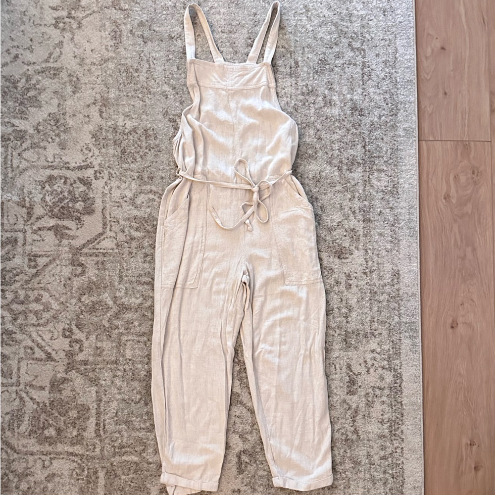 Cream Jumpsuit